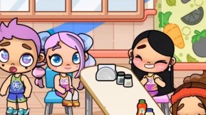 УРОК ФИЗРЫ ПОД ДОЖДЁМ В ШКОЛЕ 🌧️😱 AVATAR WORLD ИСТОРИЯ  💕