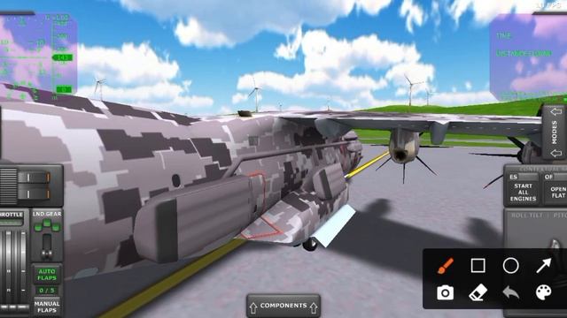 Как сделать турбины в turboprop flight simulator на самолёт MC-400 смотреть онлайн