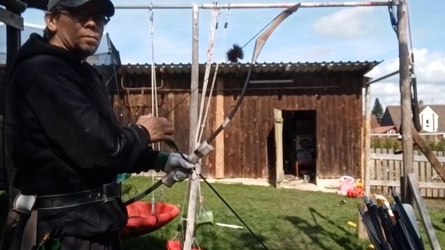 продолжаем нарабатывать технику стрельбы с кольцом.