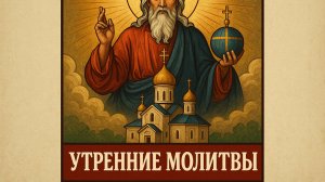 УТРЕННЯЯ МОЛИТВА