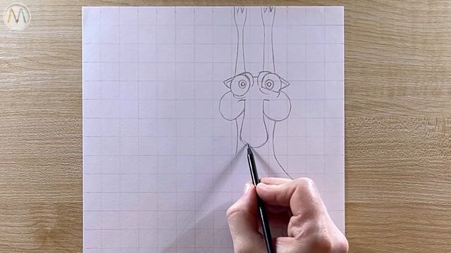 Как нарисовать белку из Ледникового Периода