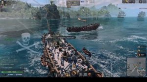 World of Sea Battle. на Essex прокачиваю АПгрейды, первый раз игра