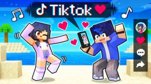 Использование мода TIKTOK в Minecraft— Мультик с Персонажами Майнкрафт