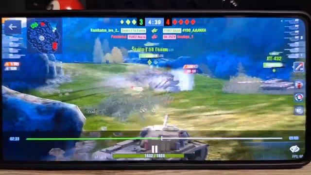 World of tanks blitz (бой на танке Т54Е2 в турнире кланов) смотреть онлайн