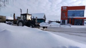 Очистка дорог от снега 186 часть