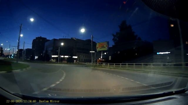 DaoCam Mirror в тёмное время суток