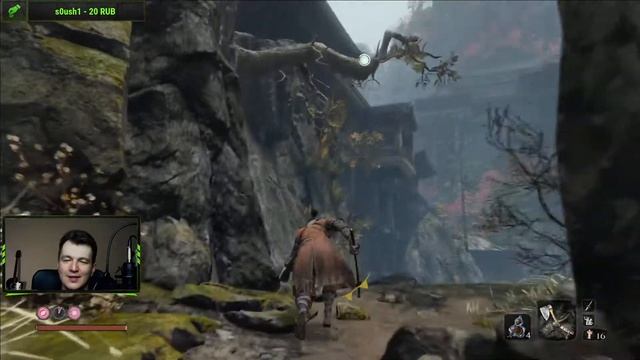 Sekiro shadows die twice прохождение| Храм Сэмпо| Многоножка смотреть онлайн