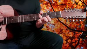 На ковре из желтых листьев#Вальс Бостон#гитара#кавер#op