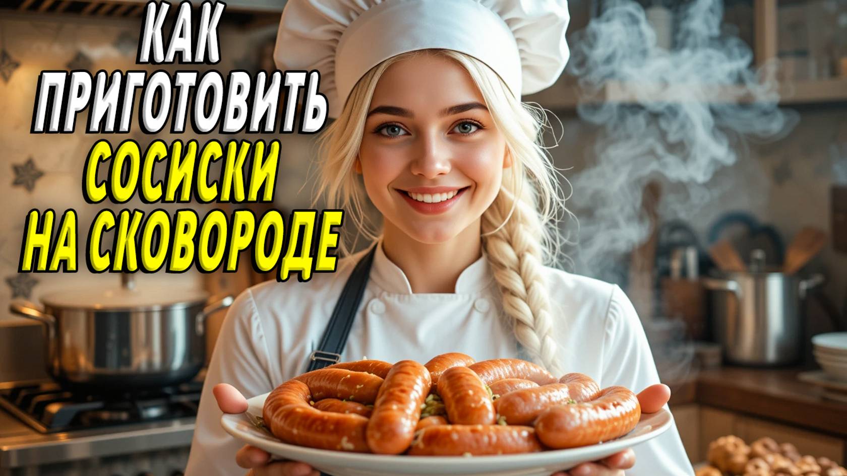 Как приготовить сосиски на сковороде смотреть онлайн