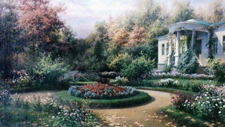 Сад в русском стиле