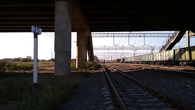 «Супер бриг.12» ТЭП70 - 0341 с пассажирским поездом №041 Вол