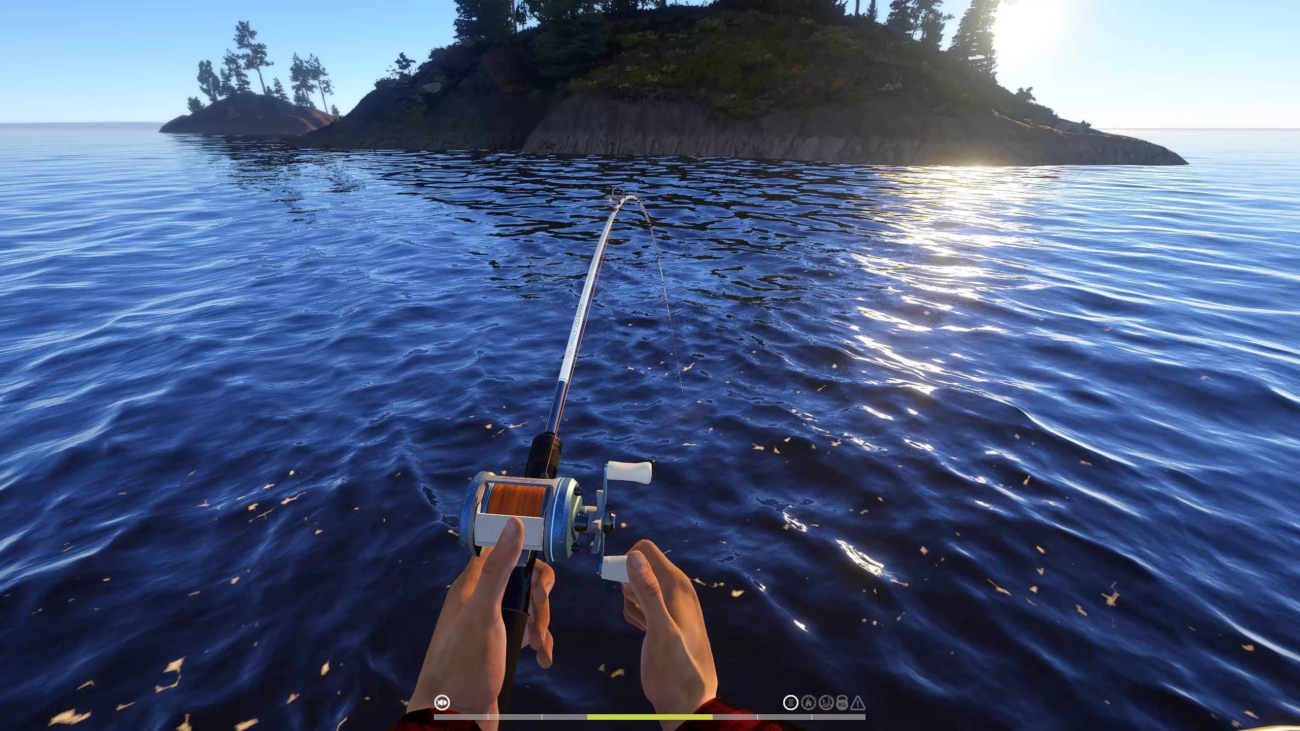 РР4 - Русская рыбалка 4 - Russian Fishing 4 - Ладожский архипелаг, спиннинг сел монстр, катушка 18кг