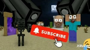 Школа монстров: SKIBIDI TOILET HORROR CHALLENGE - FUNNY MINECRAFT ANIMATION
