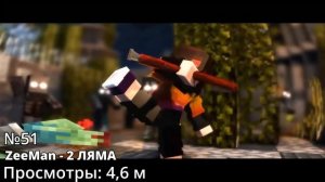 ТОП 100 Песен Майнкрафтеров По Просмотрам!