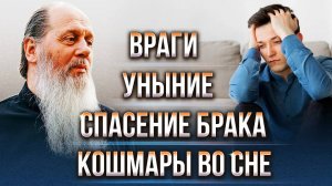 Враги, уныние, спасение брака, кошмары во сне. О. Владимир Головин.