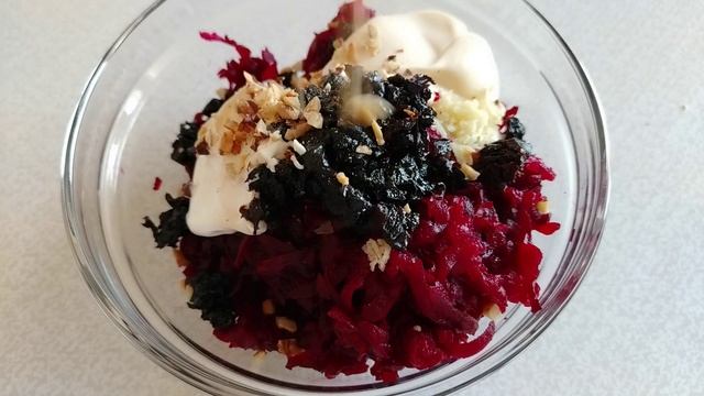 САЛАТ ИЗ СВЕКЛЫ С ЧЕРНОСЛИВОМ. BEETROOT PRUNE SALAD #beetsalad #healthyrec