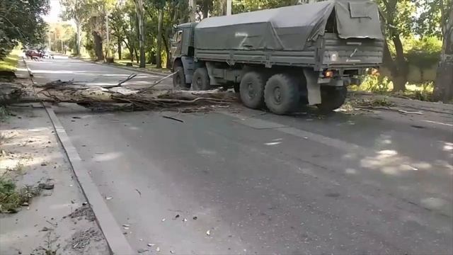 22 08 22 Донецк, на Z оркомобиль охотятся украинские дерев