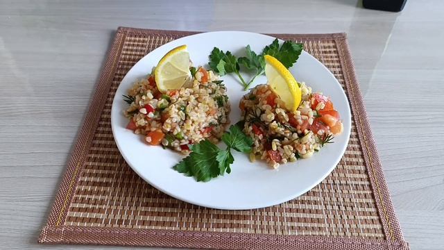 Салат кысыр с булгуром 🥗. Суп с фрикадельками сытный ?