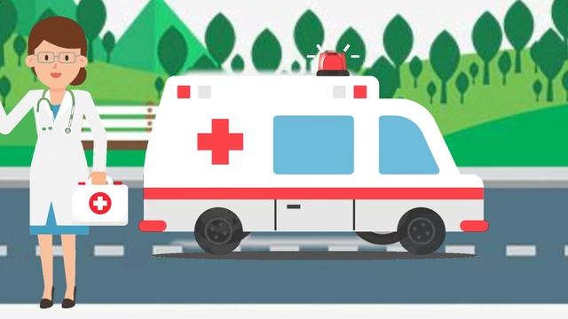 Песенка про пожарную машину, скорую помощь и полицию! ? смотреть онлайн