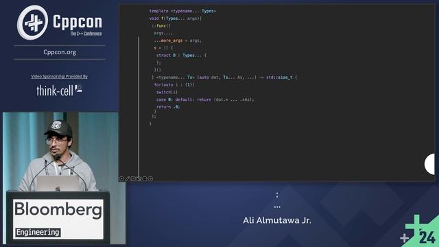 Lightning Talk: Every Use Case of Colon and Ellipses in C++ - Ali Almutawa Jr. - CppCon 2024 смотреть онлайн