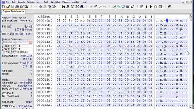 .iwr file - skin for TextMaker. SoftMakerOffice смотреть онлайн