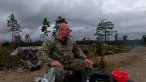 Рыбалка в Карелии. Знакомство с новым озером. Есть трофей! (архив)