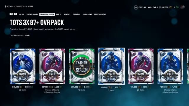 NHL 25 HUT PACK OPENING # 1 AND 5000К