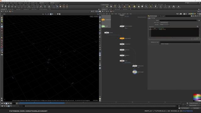 Fluid Sculpture + Color Mix & UVs - Houdini & Redshift