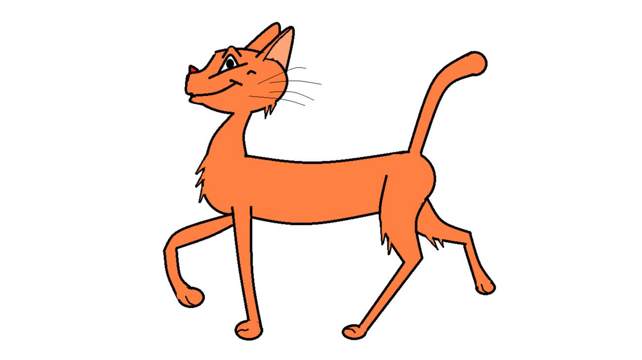 Рисуем кошку смотреть онлайн