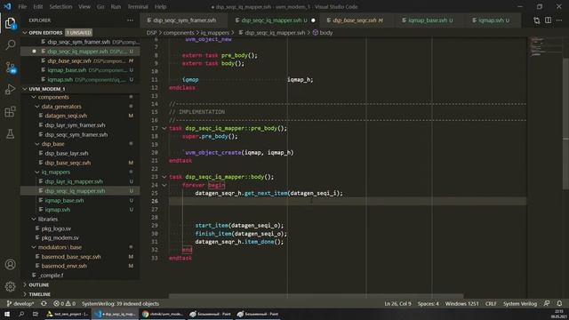 UVM + DSP = Разработка uvm библиотеки c компонентами для ЦОС :: верификационный стрим :: часть 3 смотреть онлайн
