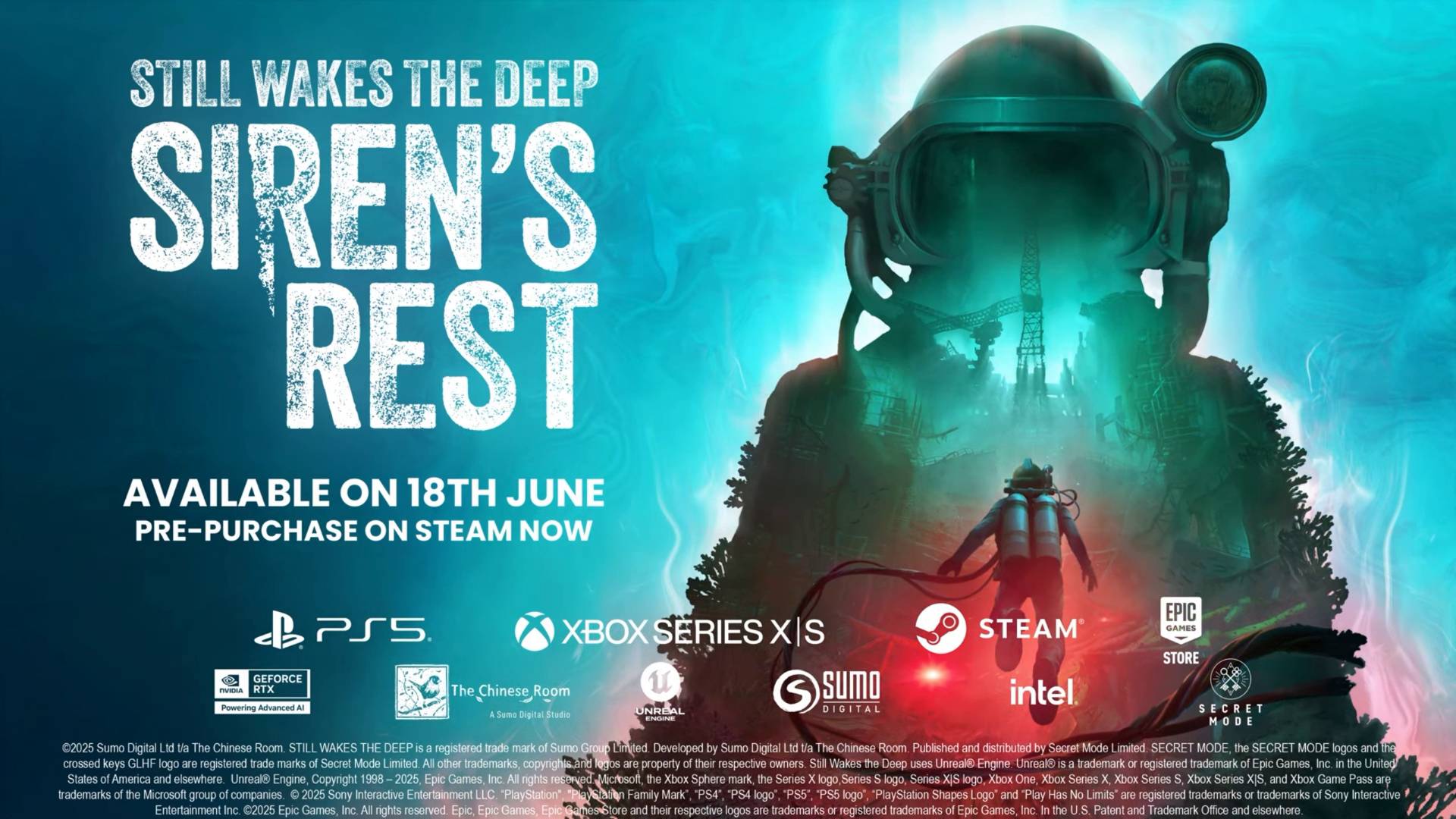 Still Wakes The Deep: Siren's Rest . Анонс продолжения истории о затонувшей буровой платформе. смотреть онлайн