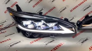 Фары на Toyota wish 20 (2009-2017г) в стиле Lexus