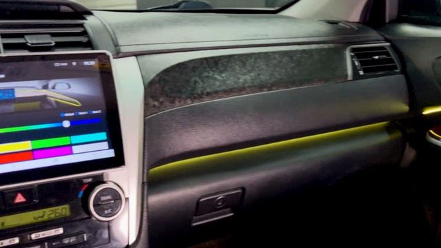 Штатная магнитола Parafar для Toyota Camry V55 2015 2017 на Android 12 PF466XH