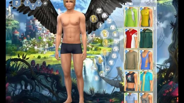 Симс 4 - Создание падшего ангела.