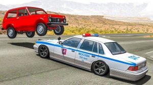 Крутые краш тесты машин утёс смерти машина обречёна какая машина выдержит удар Игровой мультик 3D