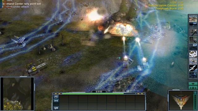 Прохождение C&C Generals Contra X Вызов босс США VS General Huchum GLA смотреть онлайн