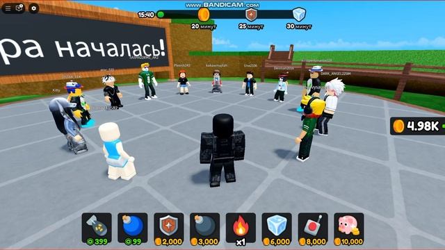 Горячая картошка виде бомбы в Роблокс🥔