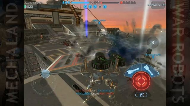 WR Test Server 3.7: Carrier Map, Pursuer, Mercury, Falcon | MECHALAND WAR ROBOTS [R_Я]