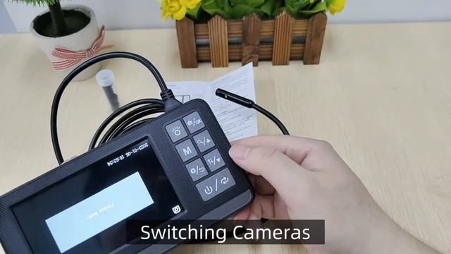 ✅ Промышленный эндоскоп KERUI с двумя камерами