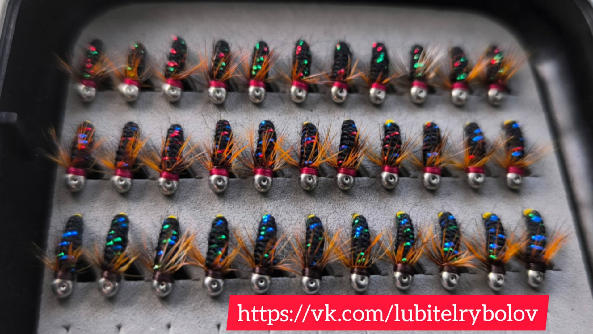 один из вариантов изготовления мушки "светофор" смотреть онлайн