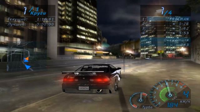 NEED FOR SPEED - UNDERGROUND | ИГРОФИЛЬМ смотреть онлайн