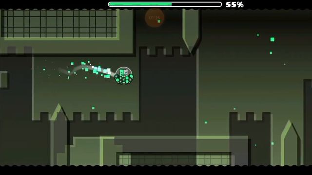 геометри Даш проходим простой уровень смотреть онлайн