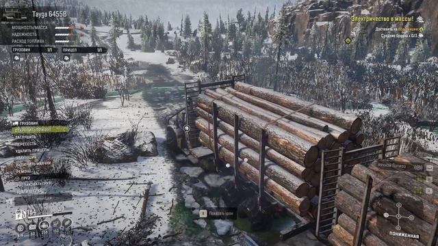 SnowRunner - Season 1: Search & Recover Прохождение #18 ( Электричество в смотреть онлайн