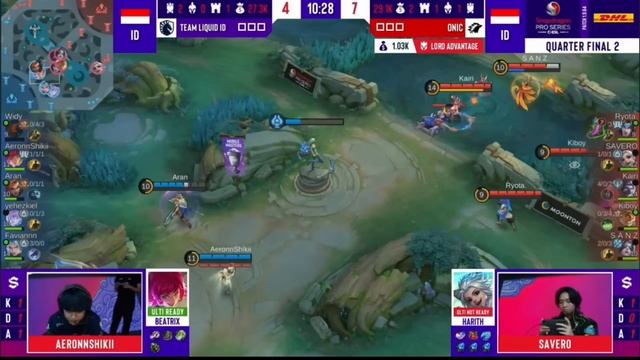 ОБЗОР ИГРЫ ONIC ID Vs LIQUID. Мобаил легендс