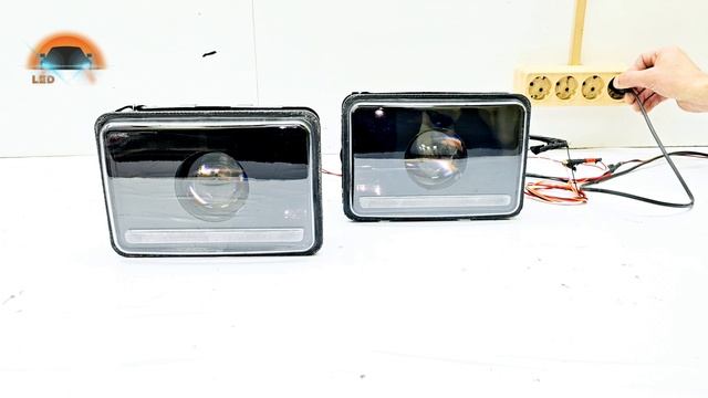 ОКА тюнинг комплект фар светодиодный смотреть онлайн