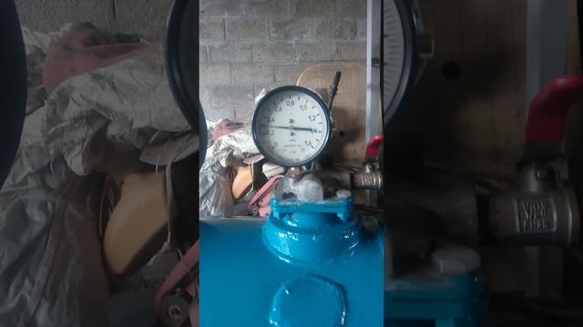 тест компрессора на производительность. 580 литров в ми
