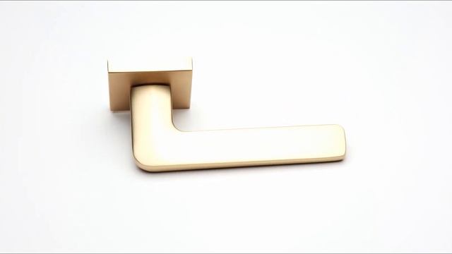 011501100 Ручки дверные LOCKSTYLE FLOW BB ( матовое золото)