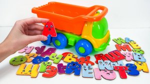 Учим Буквы с Грузовичком 🅰️ 🚛 — Весёлый Алфавит для Малышей 👶✨