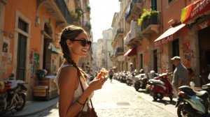 НЕАПОЛЬ, Италия: Прогулка по улицам, итальянская пицца и колорит старого города у Везувия