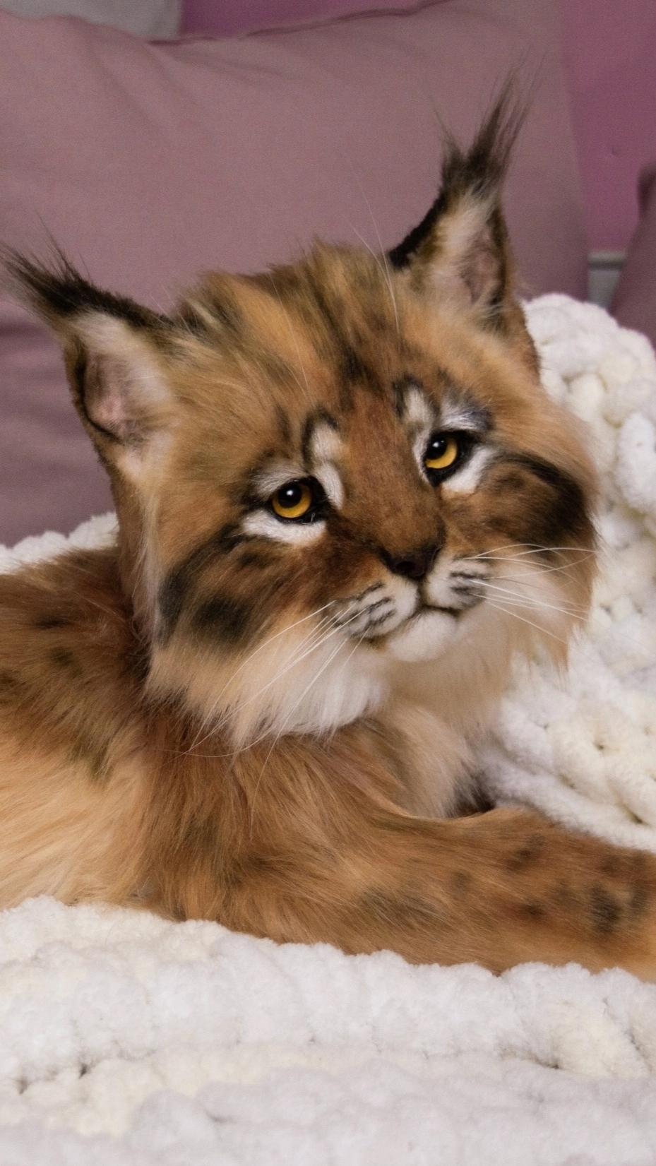 Рысенок из искусственного меха 🩷